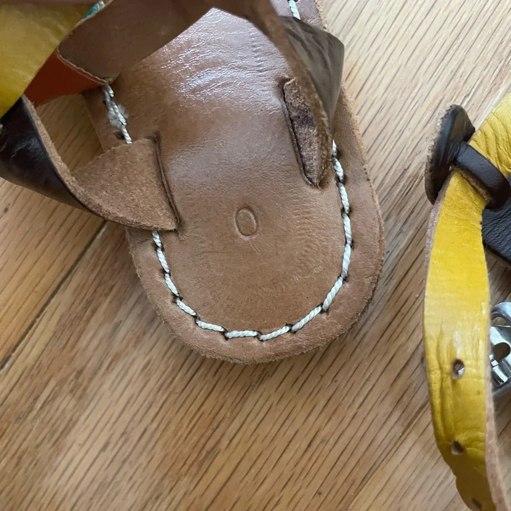 NEW Kids Huaraches colorful leather baby girl sandals handmade shoes